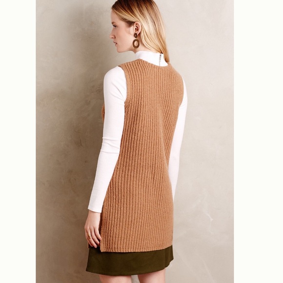 Anthropologie Wool Knit Vest - Picture 2 of 3